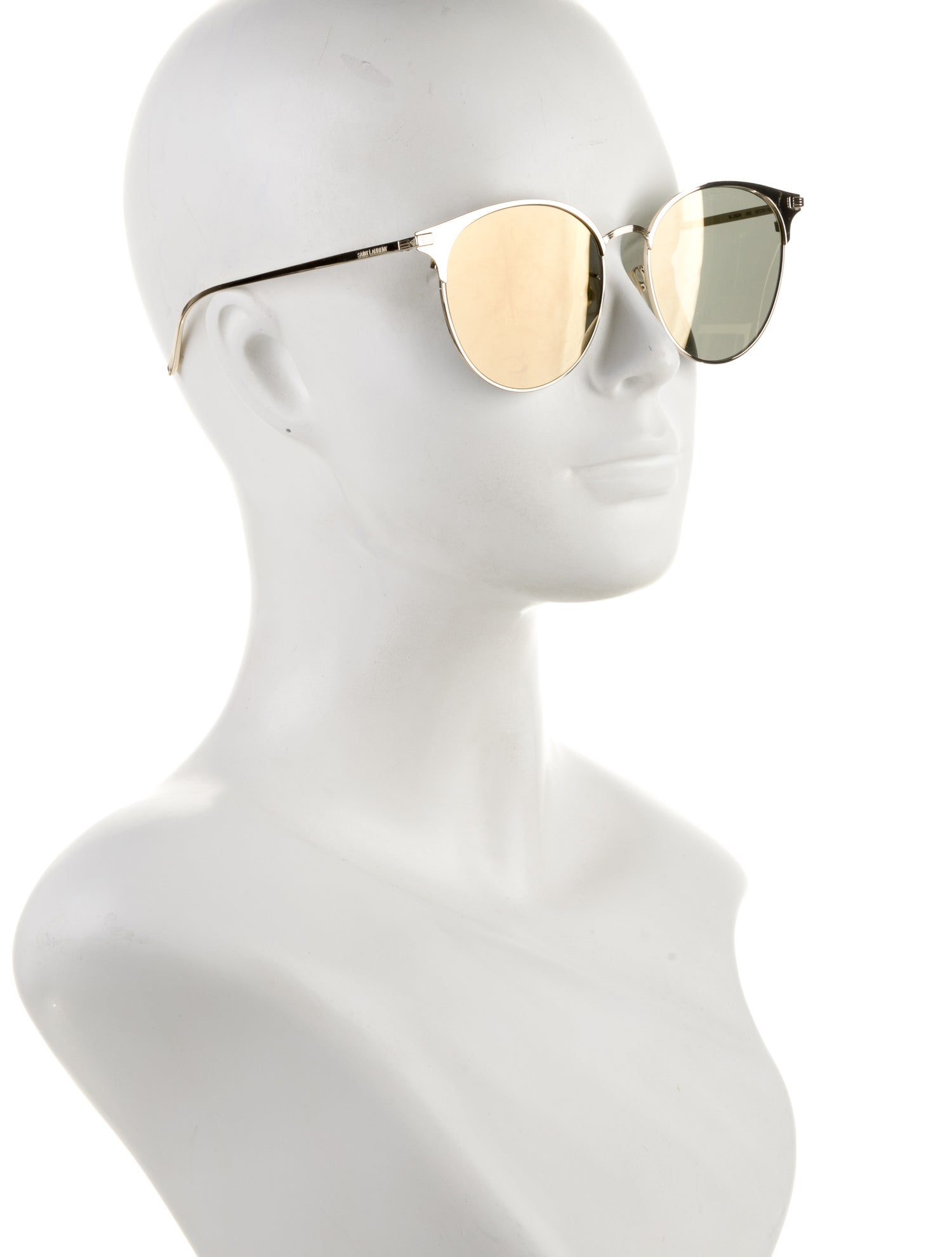 Saint Laurent Round Tinted Sunglasses